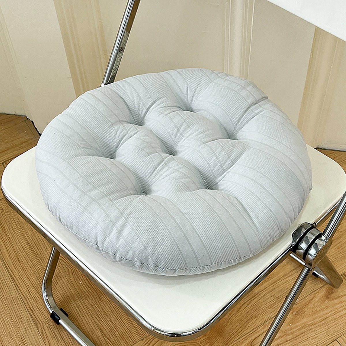 Stoelkussen – ultrazacht en warm (perfect voor een leeshoekje)-40cm*40cm，Maanlichtgrijs