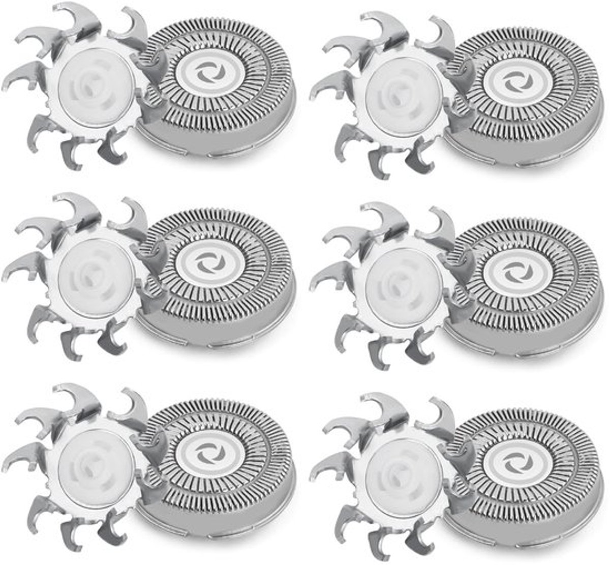 Store_7 - Reserveborstelkoppen - Universeel - 6 stuks - Compatibel met Philips