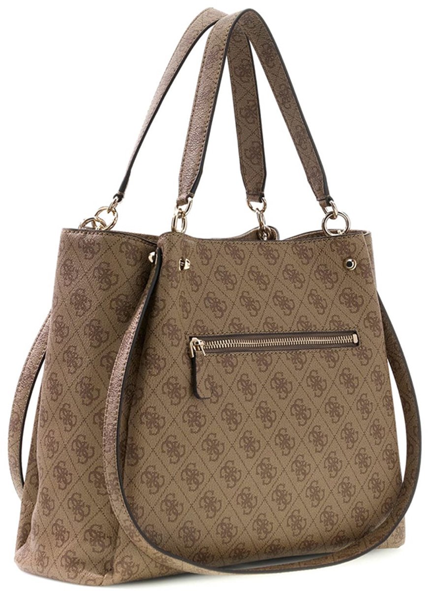 Guess Lorella Grote Schoudertas Dames - Imitatieleer - Print