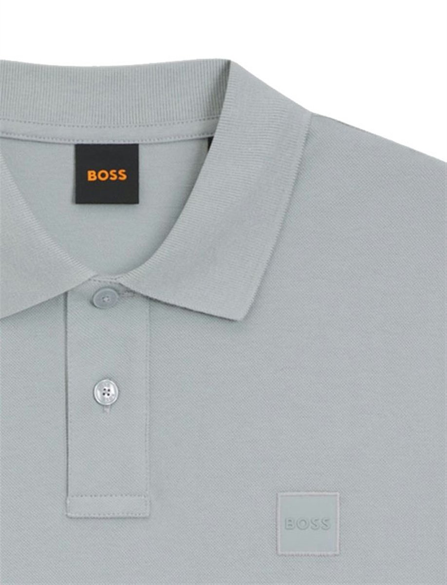 Hugo Boss poloshirt korte mouw grijs