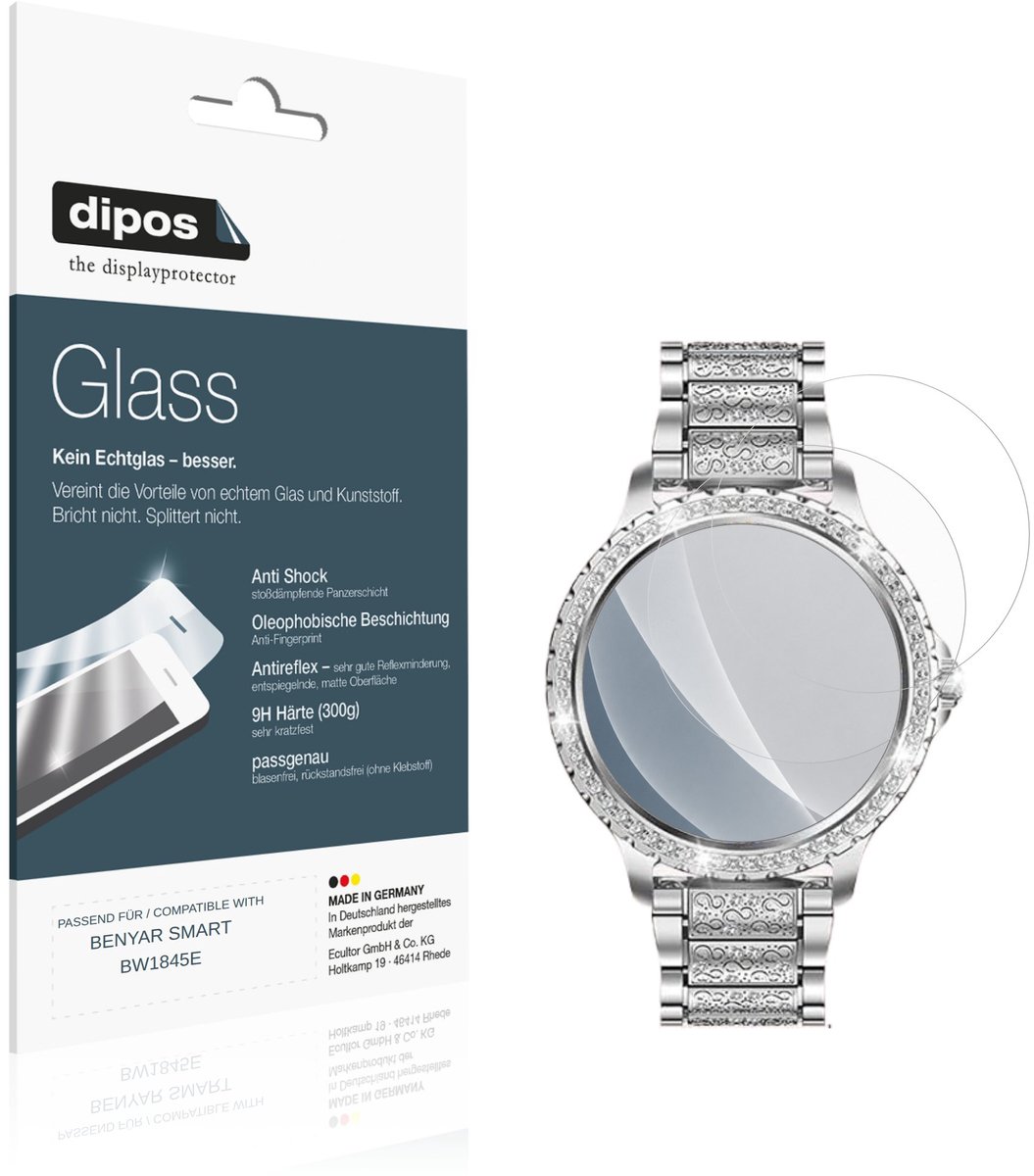dipos – 2x Matte Pantserfolie geschikt voor BENYAR SMART BW1845E | 9H Screenprotector