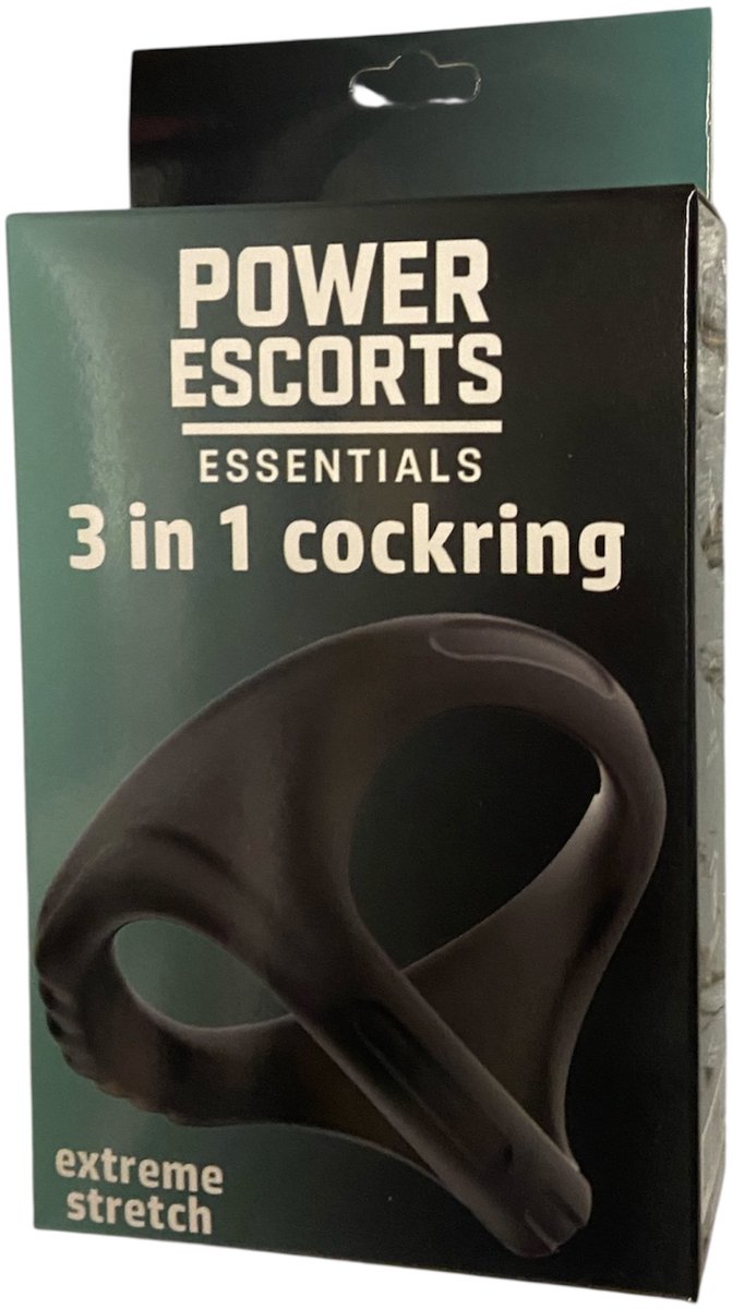 br185 – Power Escorts 3-in-1 Flexibele Cockring