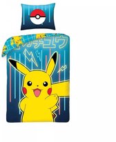 Pokémon Pikachu Dekbedovertrek - Eenpersoons - 140 x 200 cm - Multi