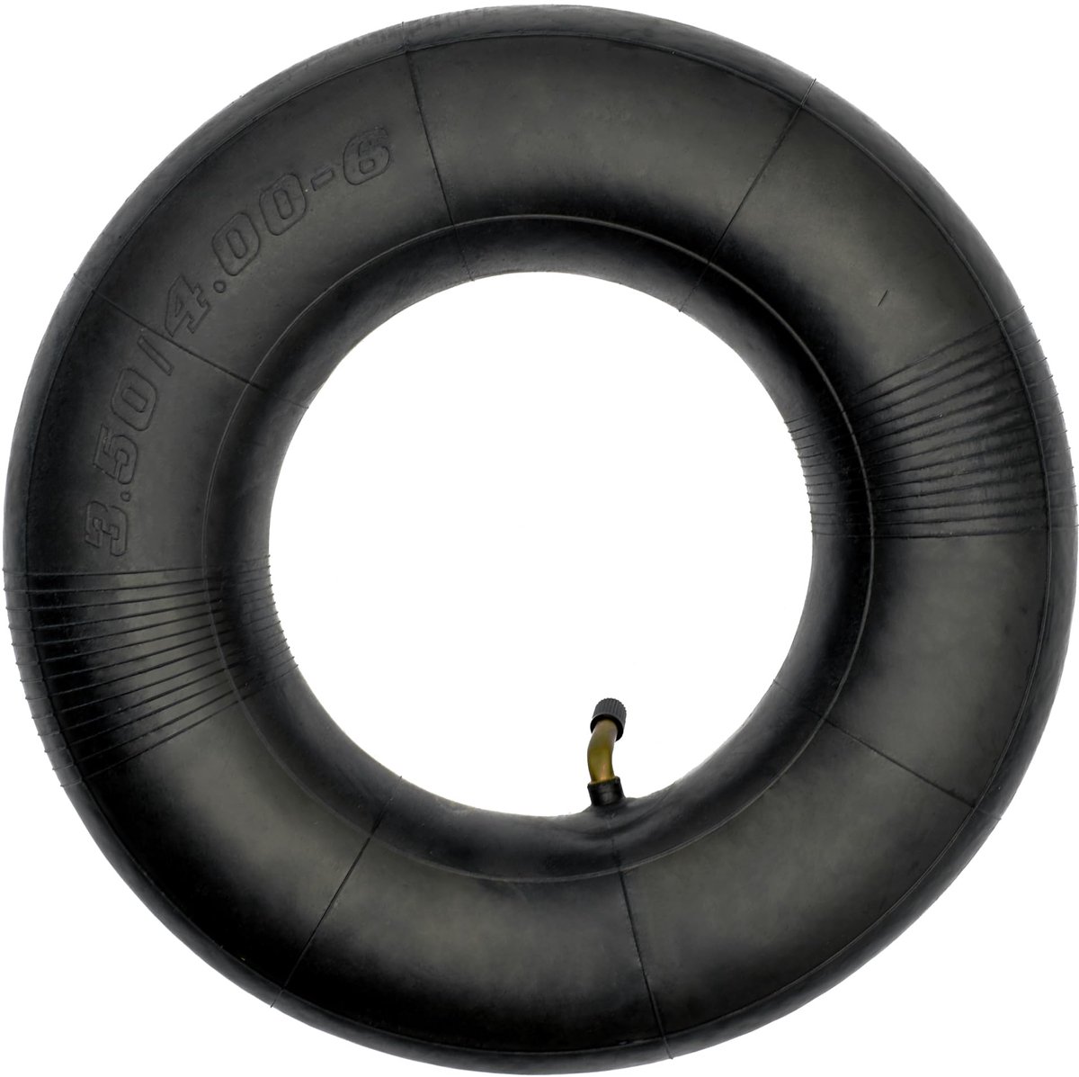 QsEzDo 3.50/4.00-6 Binnenband met TR87 gebogen ventielsteel (1 pak), voor steekwagens, utiliteitswagen, grasmaaiers - ShopVlot