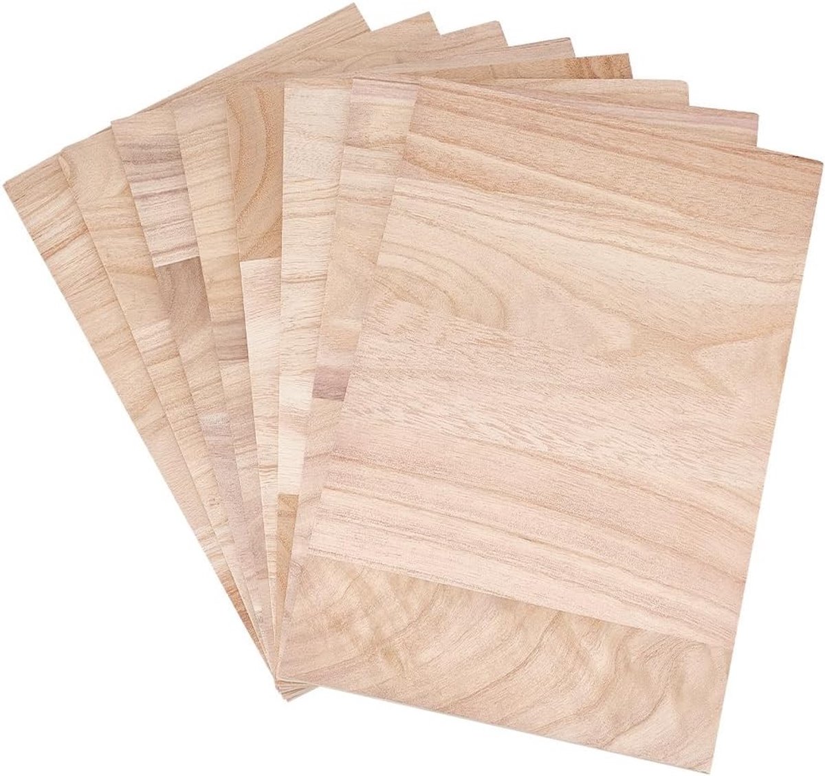 8 Stuks Taekwondo Breekborden van Hout - 7mm Dikke Karate Training Accessoires voor Boksen en Oefeningen - Ideaal voor Prestaties en Training