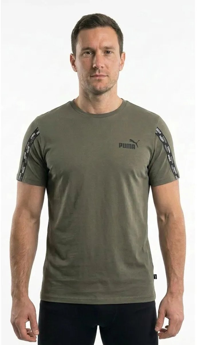 Puma Power Tape T-shirt Met Korte Mouwen S Man Grape Leaf