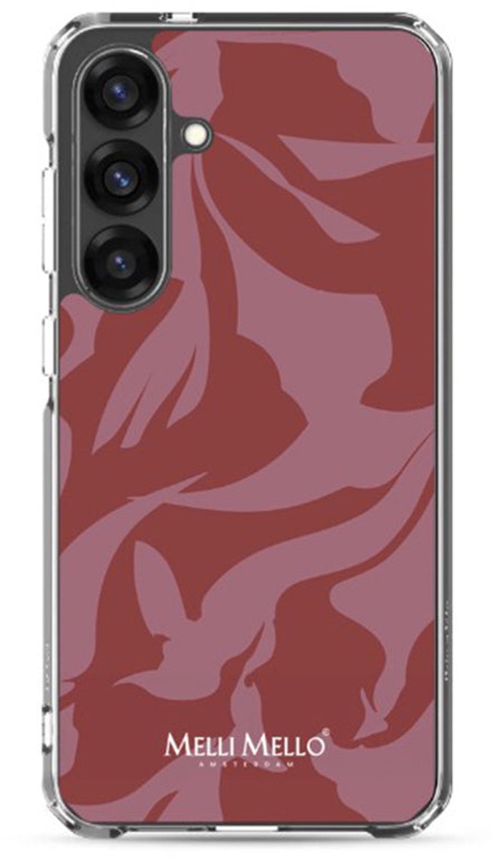 Melli Mello Telefoonhoesje Crimson Wave (Soft case) - Samsung Galaxy S25 Plus