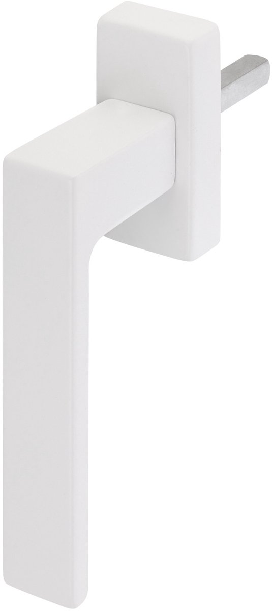 Raamkruk CUBE wit 120 x 22 mm vierkant 7 x 7 mm raamolijf