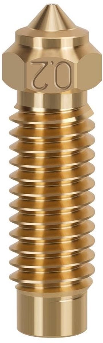 Elzusha - 3D Printer Nozzles Set - Messing - 0.1/0.2/0.25/0.5/0.6/0.8mm