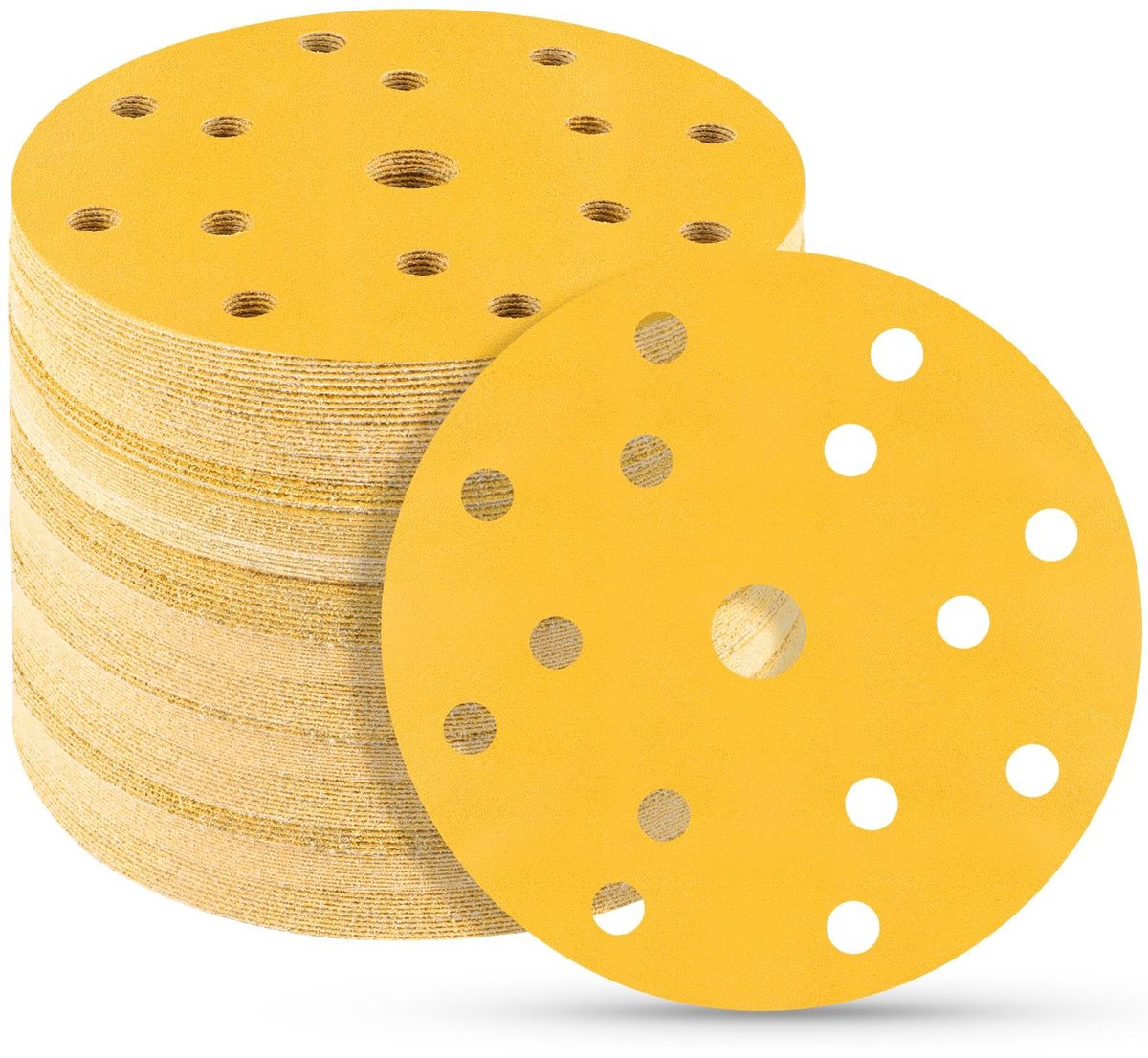 Elzusha - Set van 50 Schuurdiscs 150 mm - Grit 320