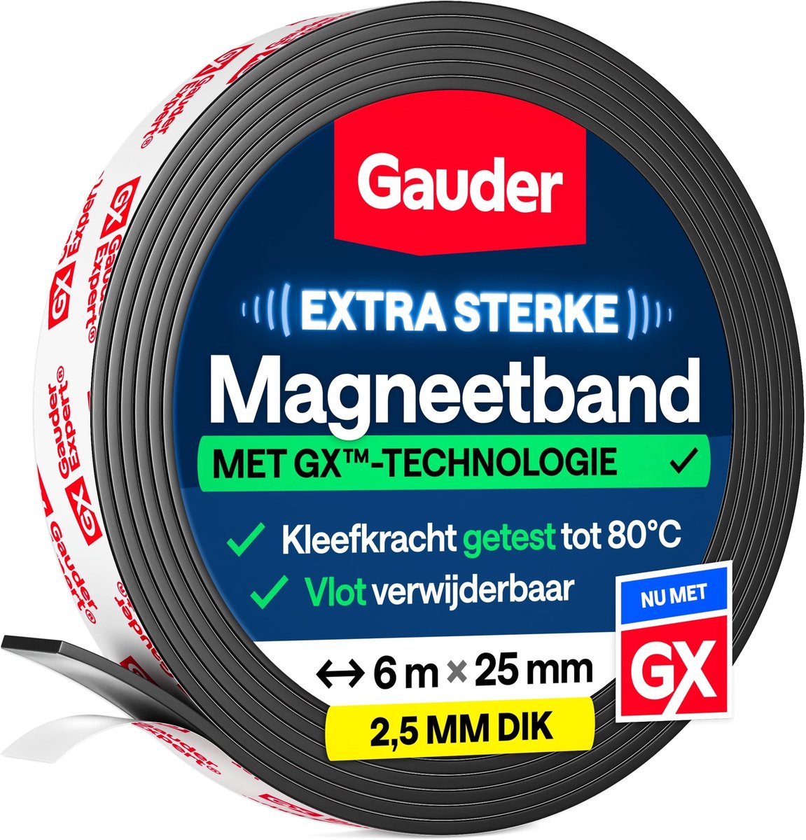 Elzusha - Sterke Zelfklevende Magnetische Tape 6m x 25mm