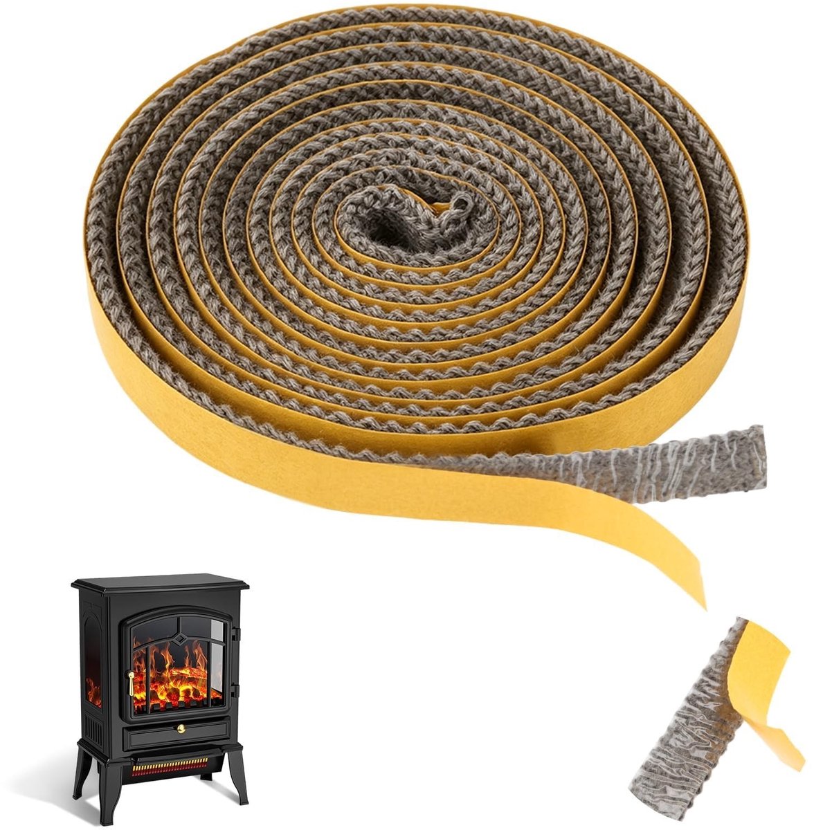 Elzusha - Oven Tape - Warmtebestendig - 3 mm x 10 mm x 3 m