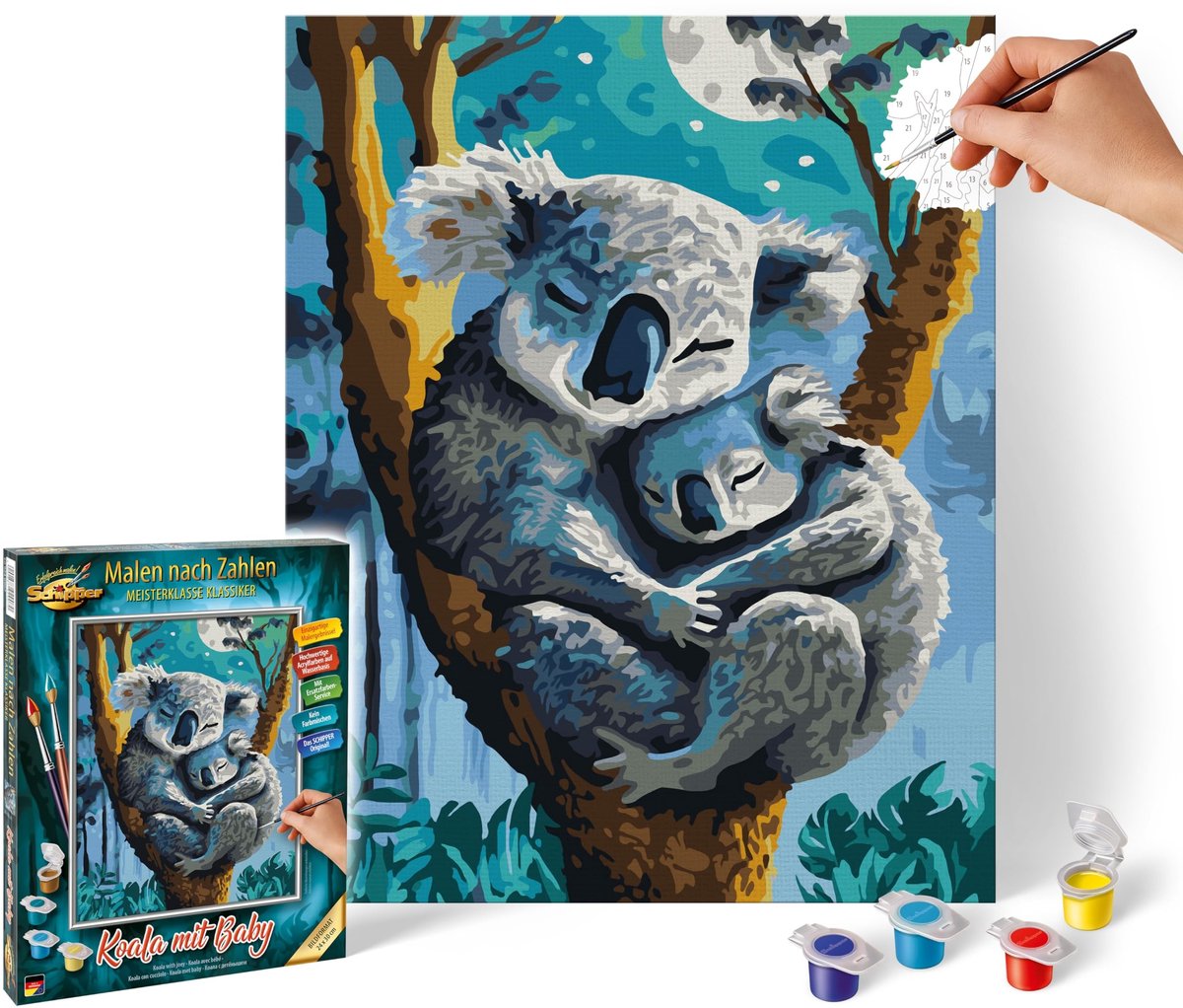 Elzusha - Koala met Baby Schilderen op Nummer