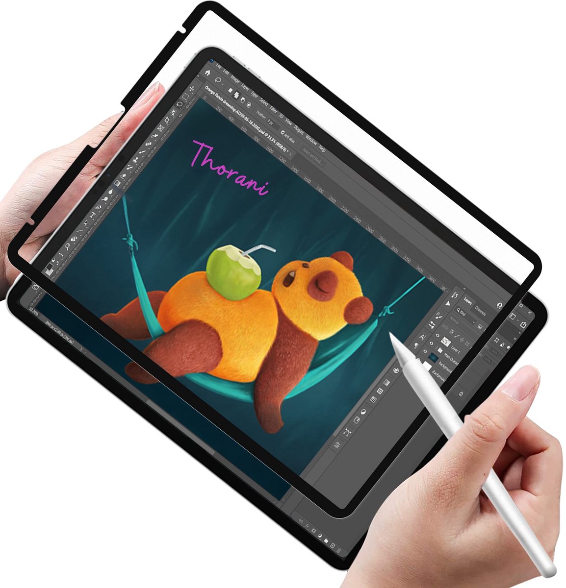 Elzusha - Paper-Feel Pro Folie voor Microsoft Surface Pro 9 - Matte Film voor Schrijven en Tekenen