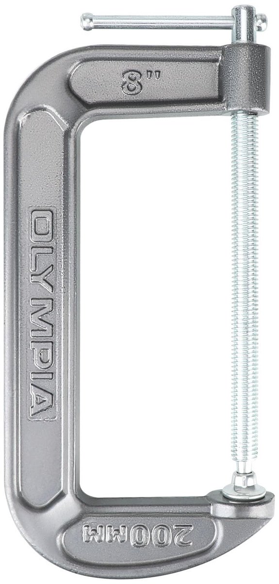 Elzusha - Stalen C-Klem 8 Inch voor Klussen in Huis en Garage