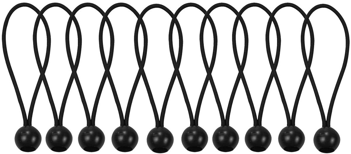 Elzusha - Set van 20 Elastische Touwen met Ballen