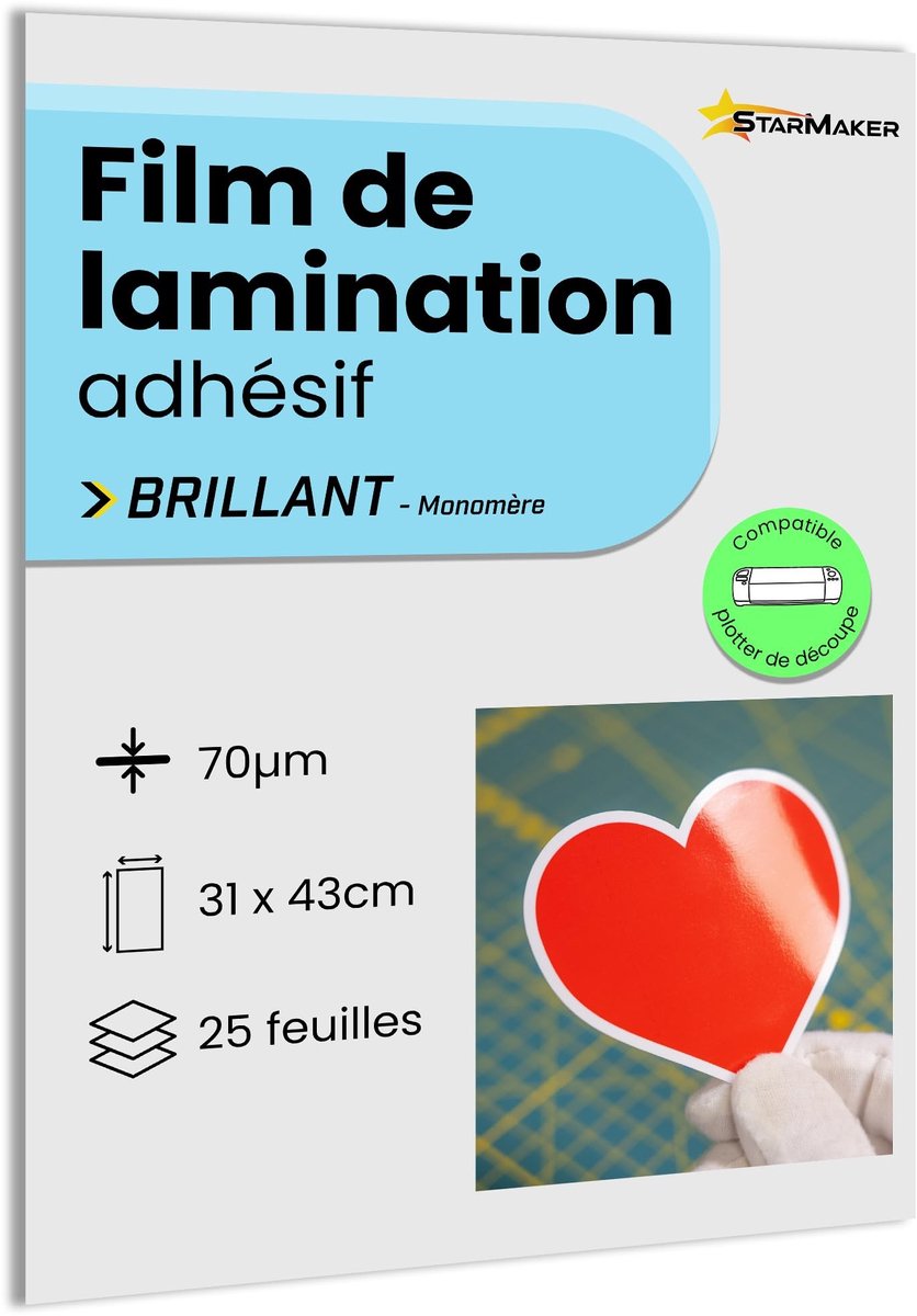 Elzusha - 25 A3 Lamineren Film Vellen Zelfklevend voor Foto's en Stickers