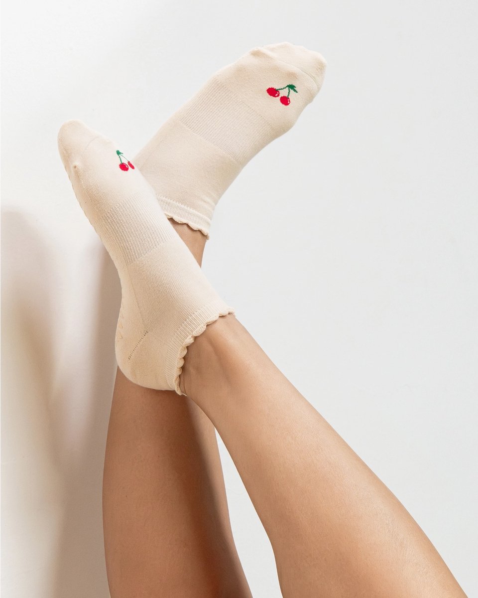 Pointe Studio Dames Cherry Antislipsokken - 39/42