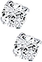 Glams oorknoppen zirkonia - 3 mm - Zilver