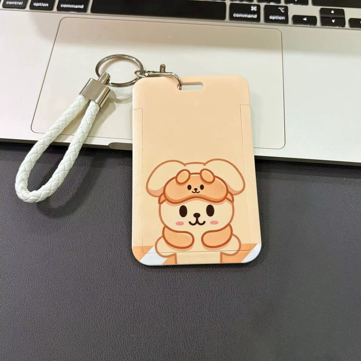 KPOP Stray Kids SKZ Bus Card Holder Cream Bunny [Sleutelhanger]
