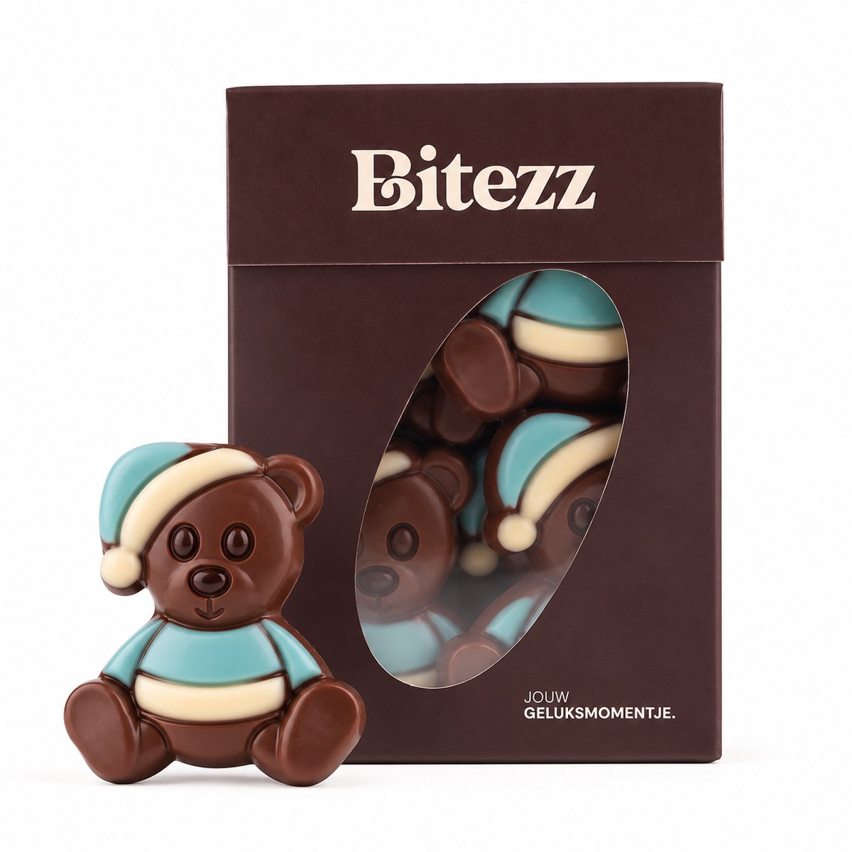 Chocolade knuffelbeertje blauw 400 gram