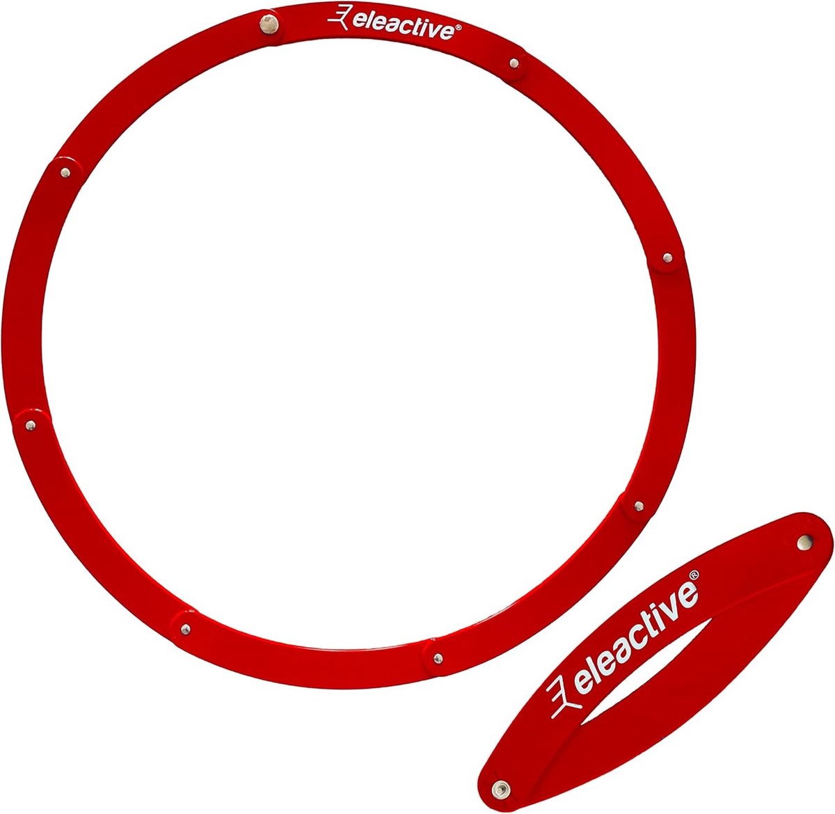 Boccia Cirkel - Rood - Opvouwbaar - Voor Pétanque Spelers en Toernooien