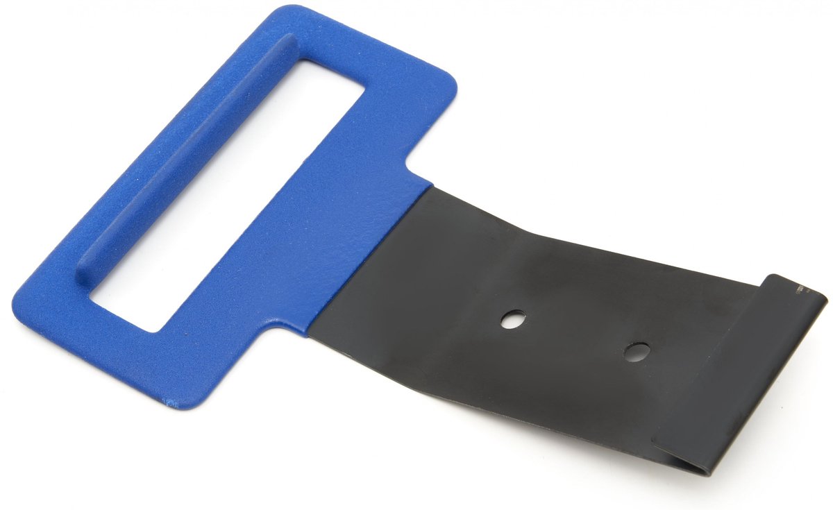 HBM pezentrekker voor raamrubbers - 65Mn staal - 28 cm breed - blauw
