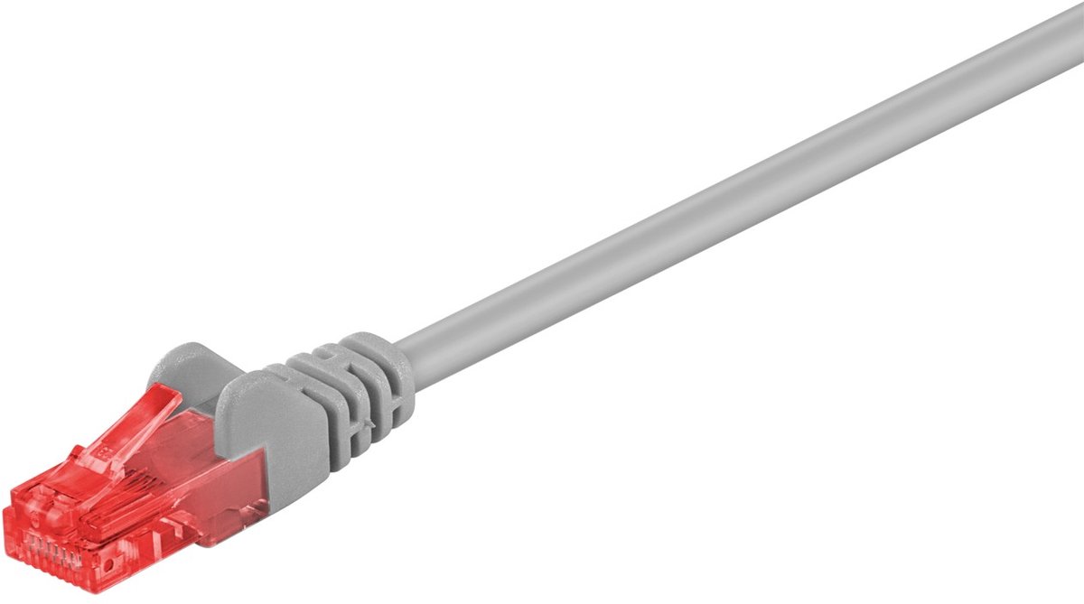 Wentronic CAT6 Netwerkkabel - RJ45 - Grijs - 7 m