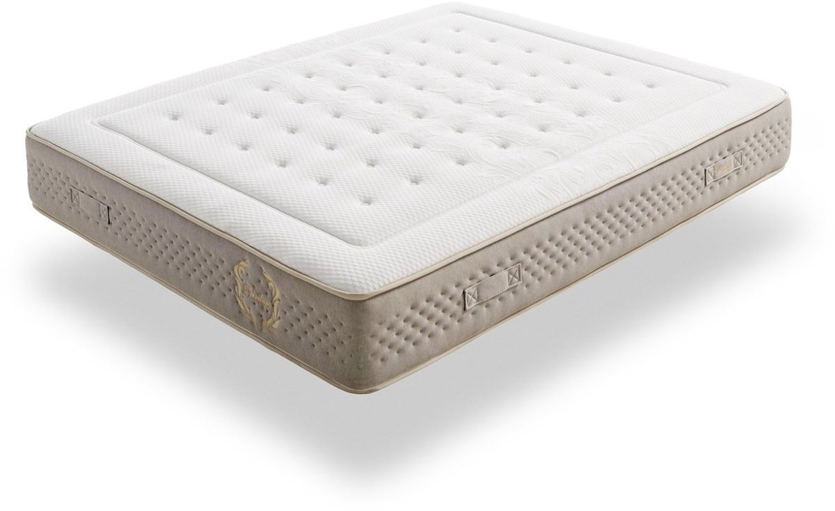 Matris Visco Matras met Ingepakte Veren 180x200 Privilege Hoogte 31+/-2 Matris Blanco