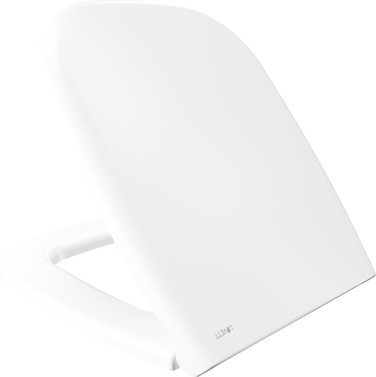Luvett D260 - WC-bril D-vorm - Geschikt voor Duravit D-Code - Wit - Dubbele Softclose - Afneembaar