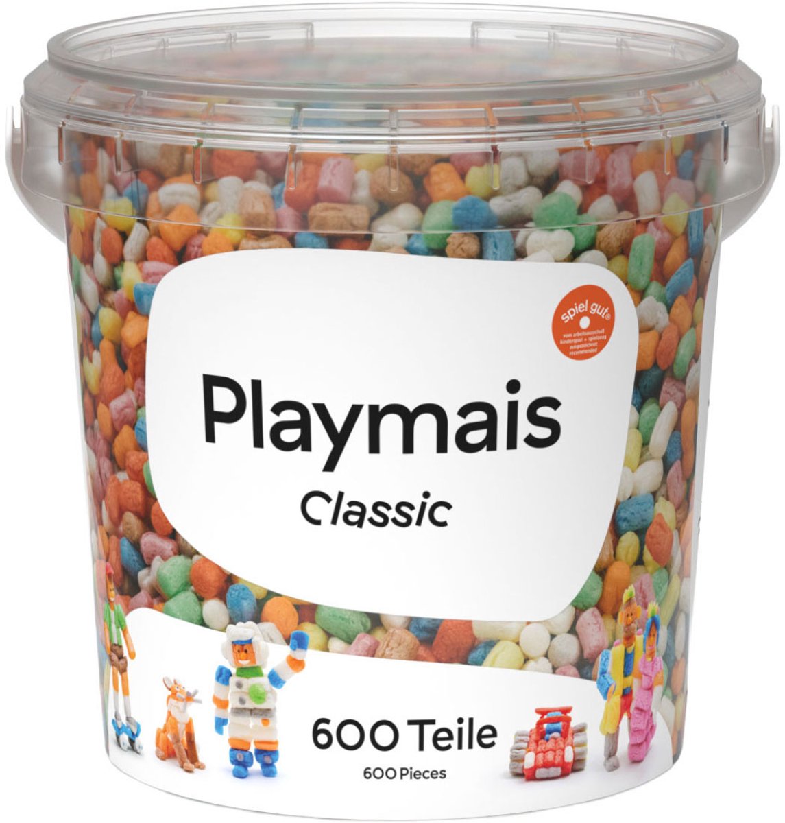 PlayMais basic emmer (> 600 stukjes) afbeelding