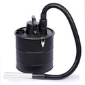 Zwarte Kinzo aszuiger met 18L reservoir, een 3m snoer en een flexibele slang.