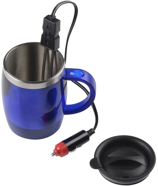 All Ride Thermobeker 24 V - met Verwarmingselement - 350ml - Blauw
