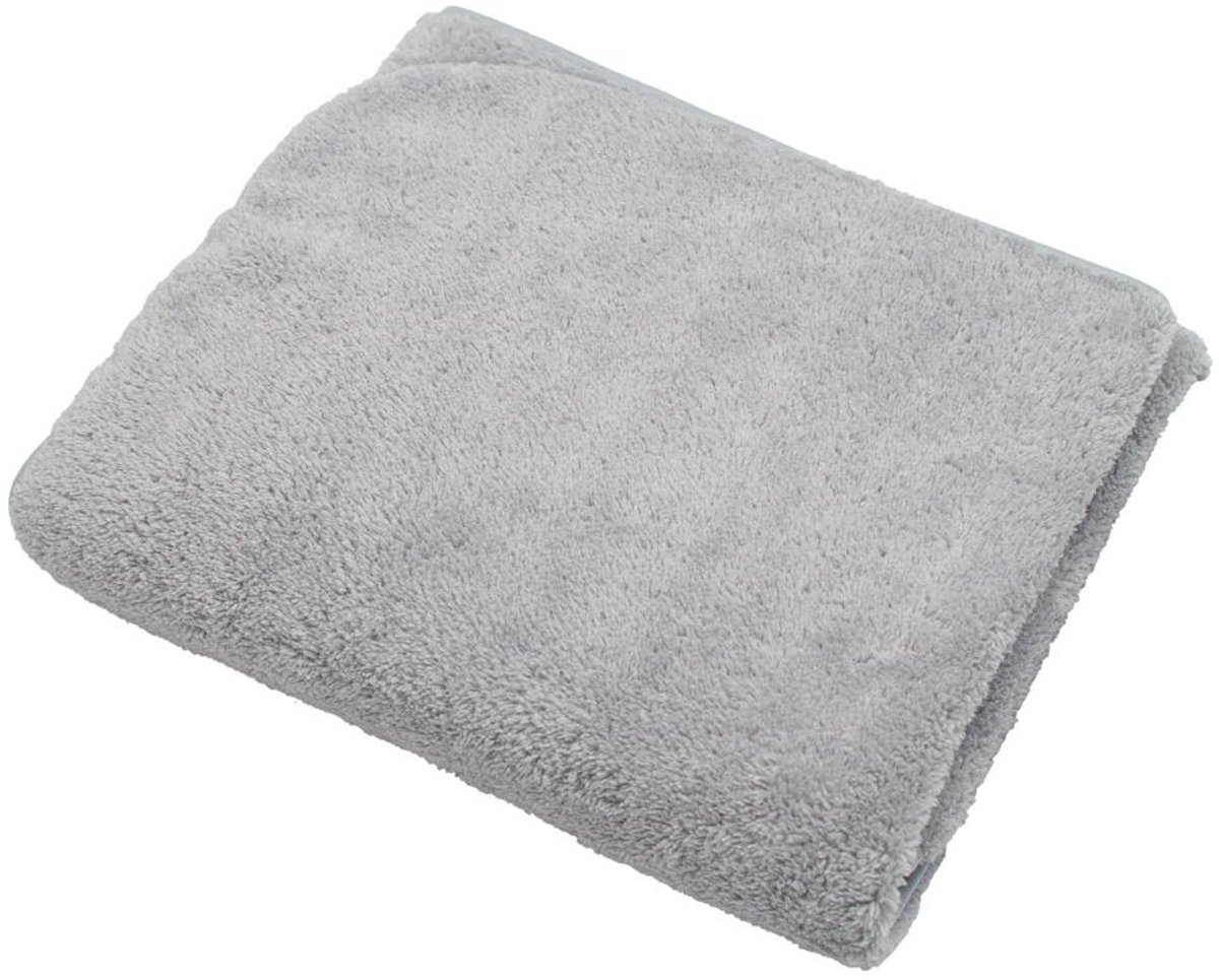 New Baby babydeken 90x80 cm grijs polyester - Kinderdeken