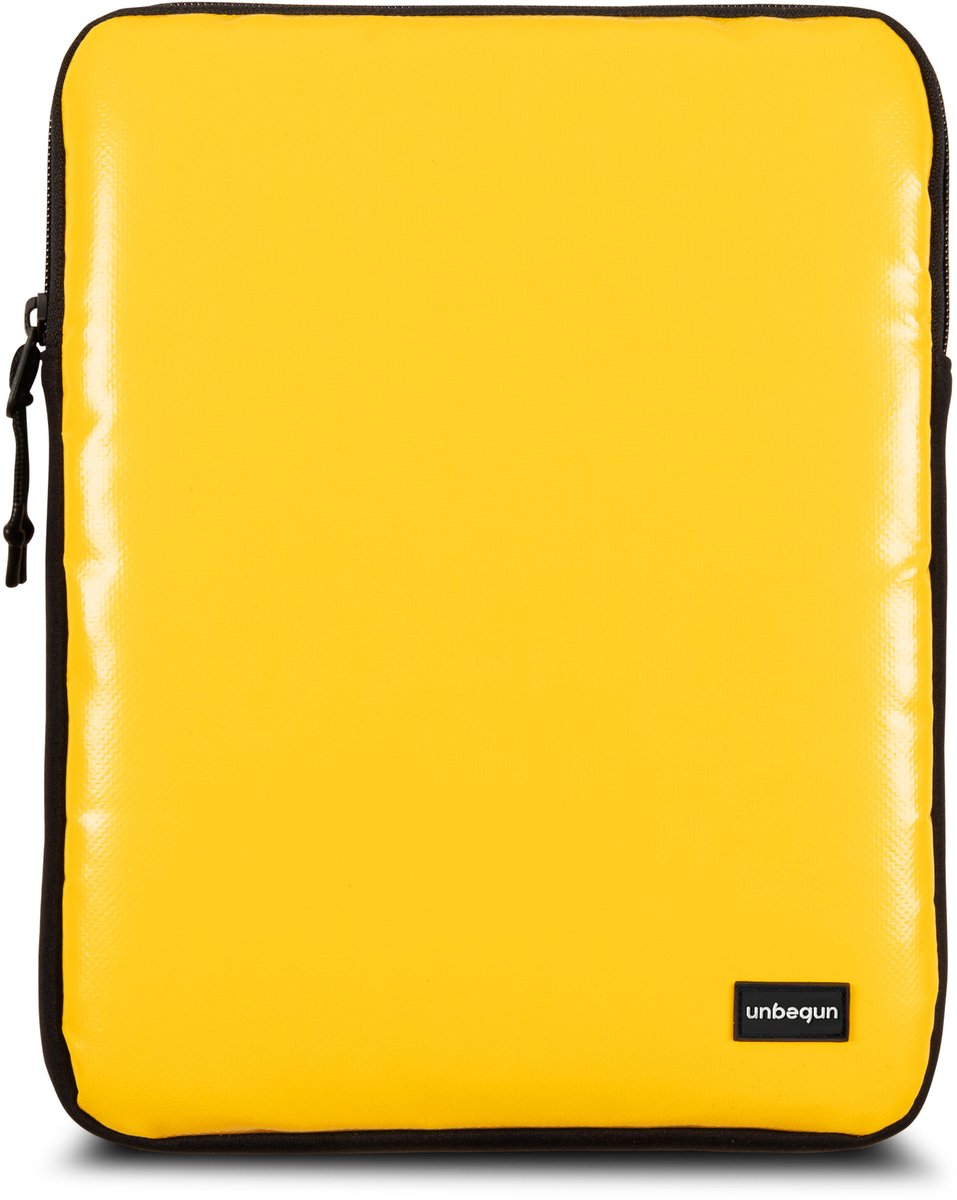 iPad Air 13 inch M4 hoes - Gele sleeve/case (2026) - Duurzame keuze