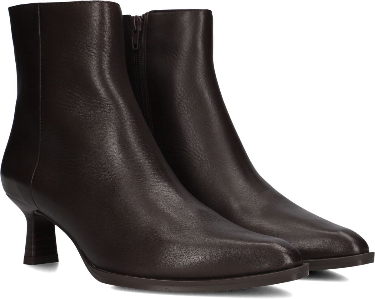 Unisa Lomas Enkellaarsjes - Enkelboots met rits - Dames - Bruin - Maat 38