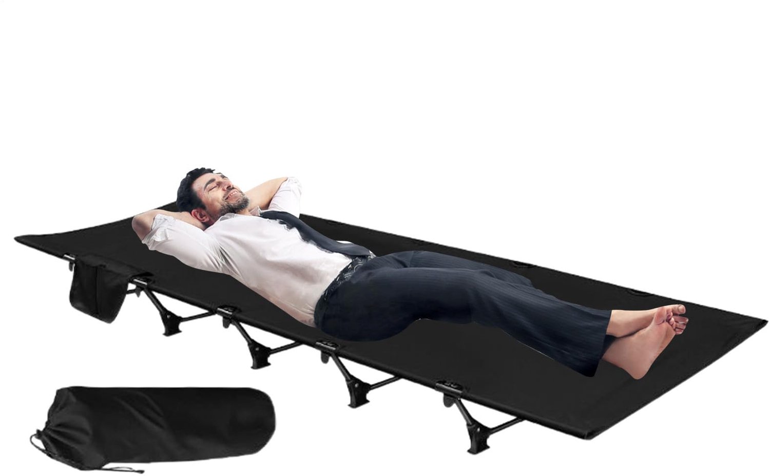 Opvouwbaar Campingbed voor Volwassenen met Hoog Draagvermogen