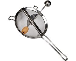 Zeef met zwengel - RVS - 20 cm
