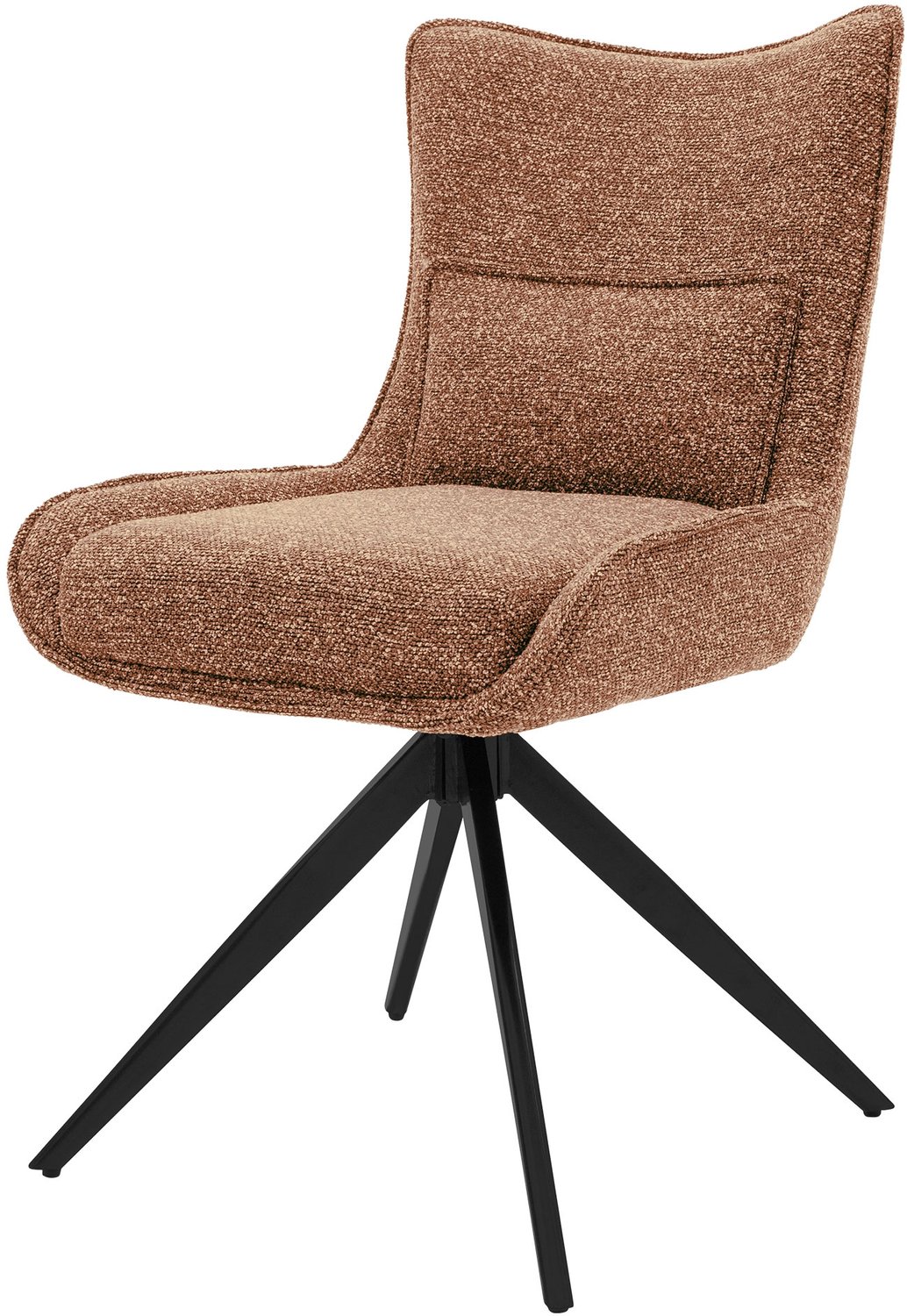 ml-design Eetkamerstoelen 360° draaibaar set van 2, bekleding van geweven stof, draaistoel met lendenkussen, fauteuil stevig staal met verstelbare poten voor de keuken en woonkamer tot 120 kg, comfortabele armstoel met een stoffen bekleding, rood Red