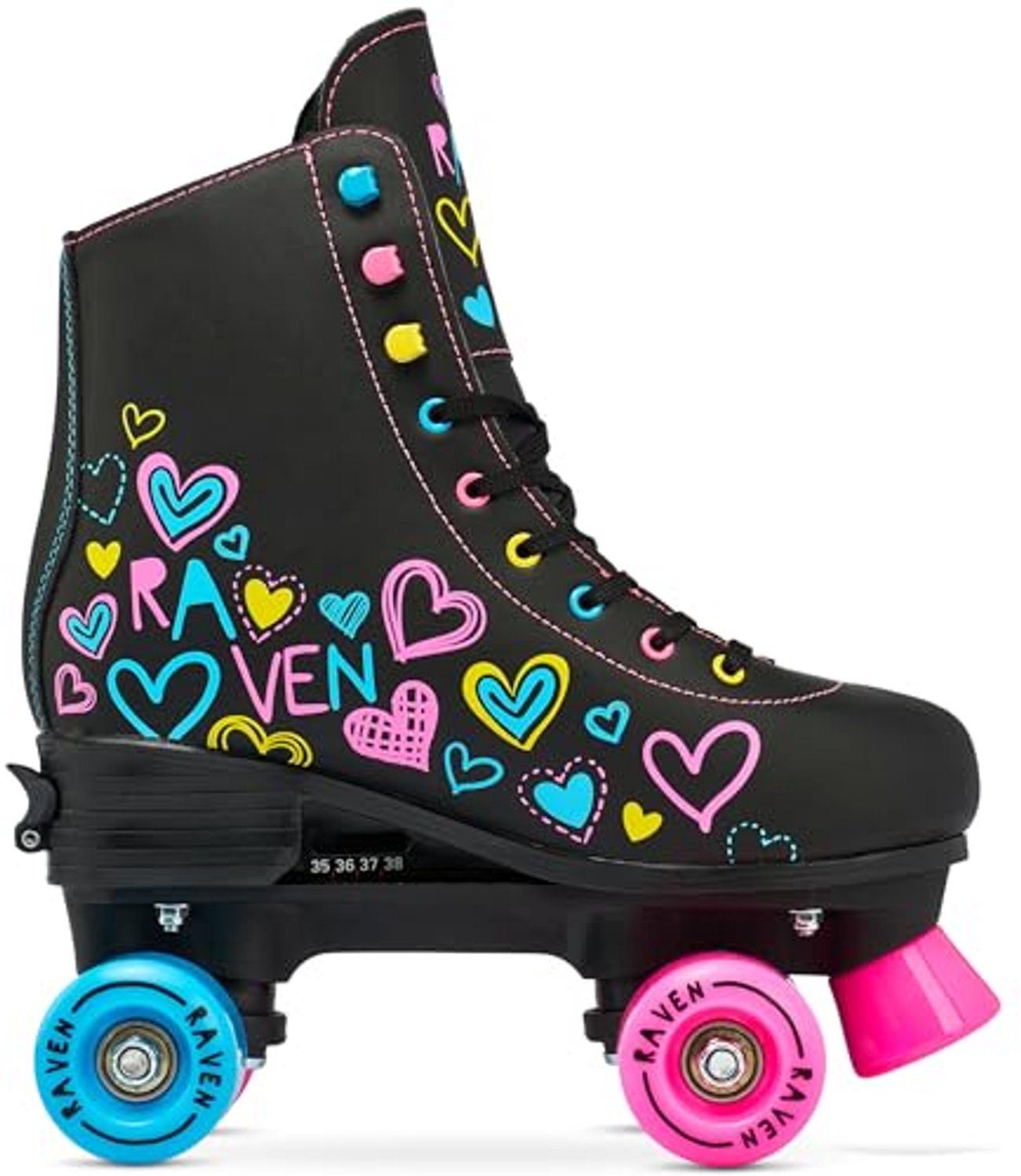 Rolschaatsen voor Kinderen en Volwassenen Zwart
