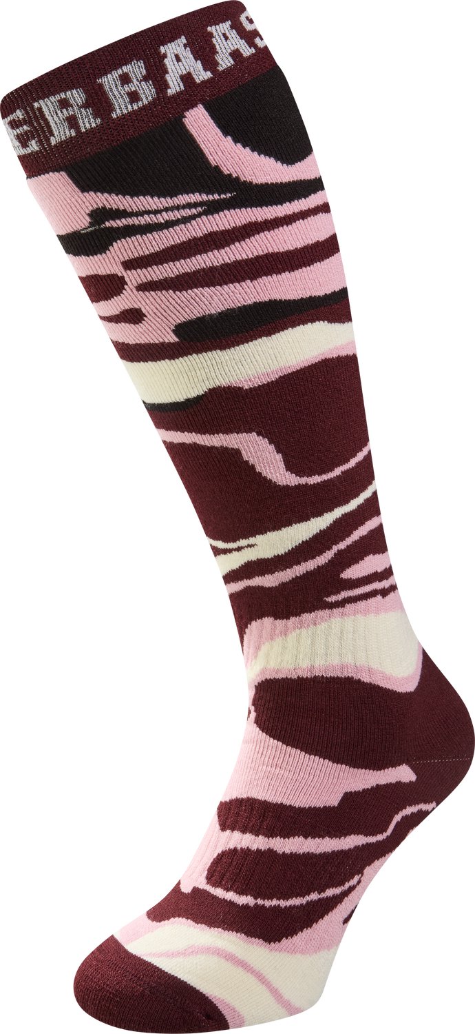 Poederbaas Ski Socks 2-pack Multi Rood