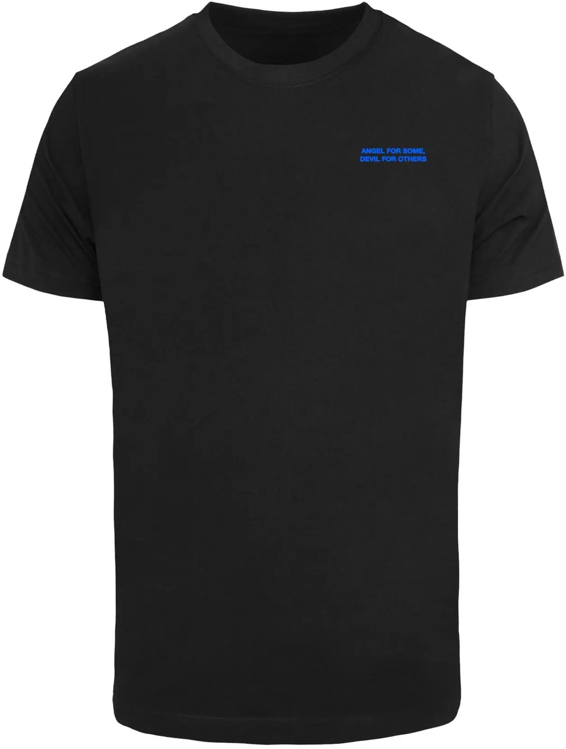 T-shirt Mister Tee Angel Or Devil Zwart