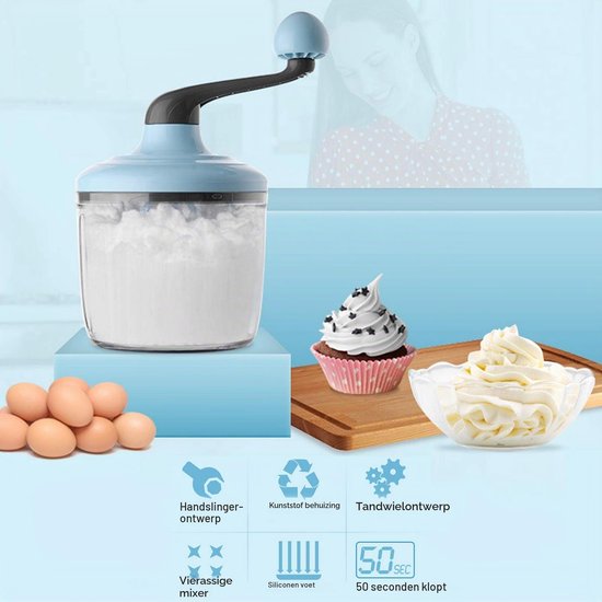 Handmatige roommixer - ABS - 1100 ml — afbeelding 4
