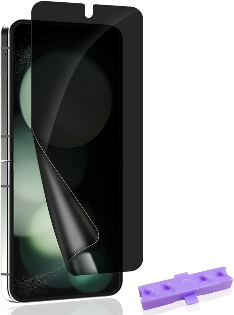 Inkijkbescherming voor Samsung Galaxy Z Flip 5, krasbestendig, eenvoudig te installeren, anti-spy-TPU-displaybeschermfolie voor Samsung Galaxy Z Flip 5