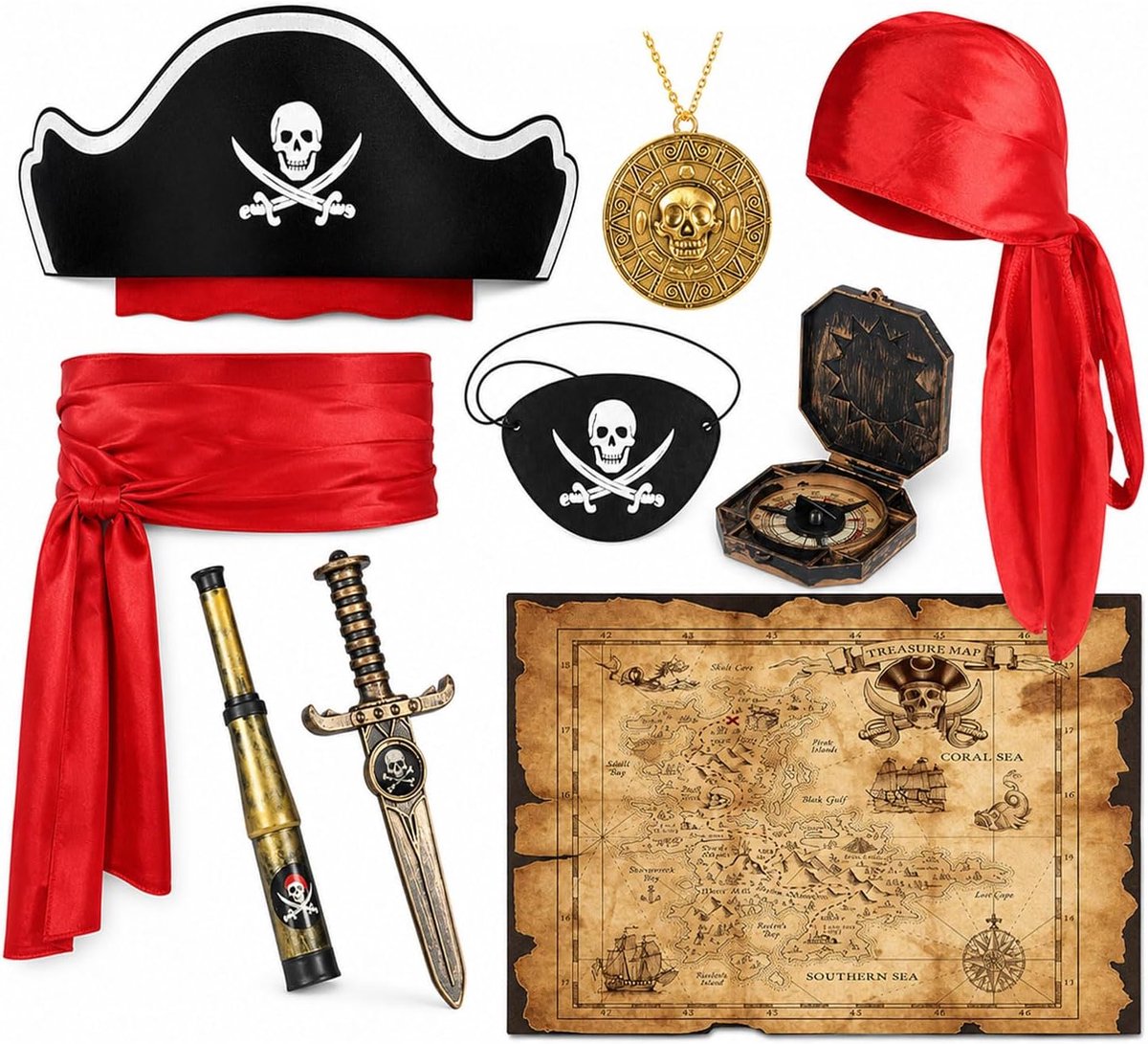 Kostuumset piratenaccessoires kinderen