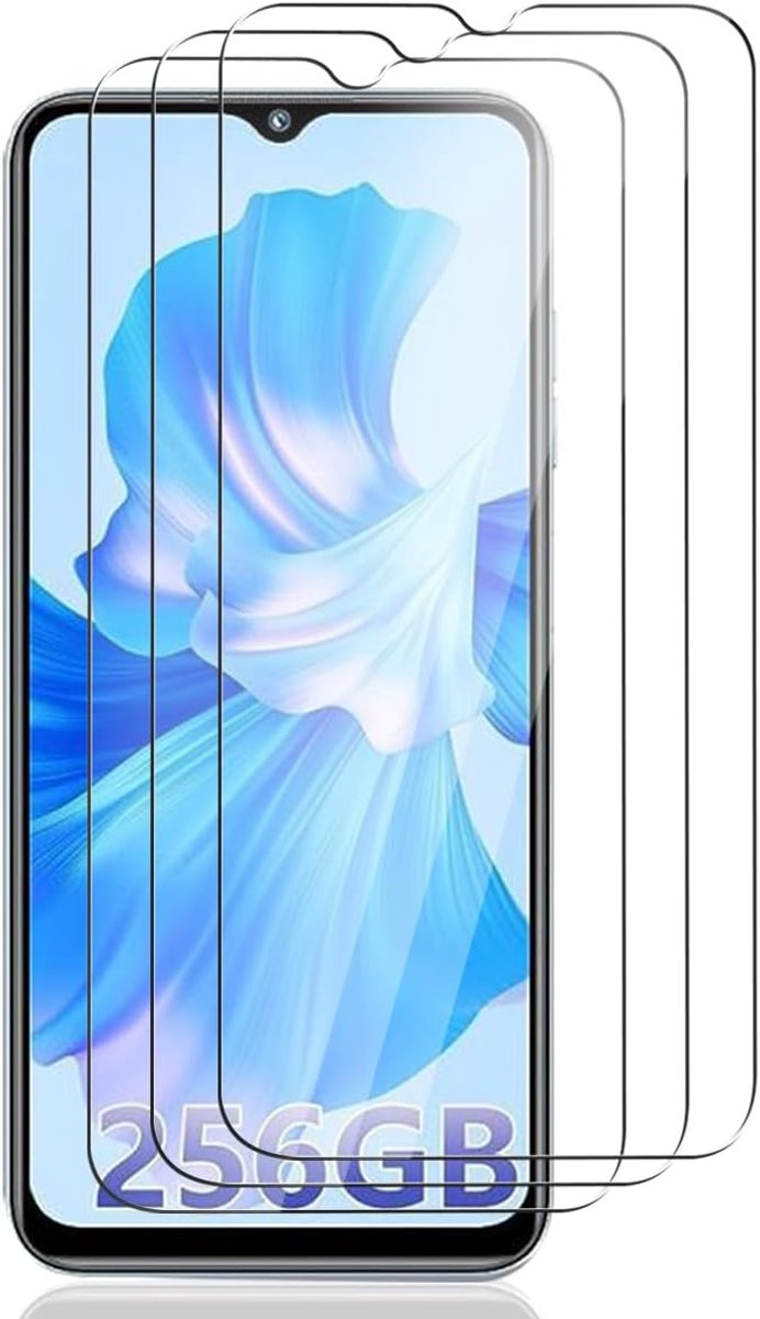 Beschermfolie voor OUKITEL C35 pantserglas [3 stuks], 9H / HD displaybeschermfolie voor OUKITEL C35 pantserfolie, anti-kras voor OUKITEL C35, displaybescherming