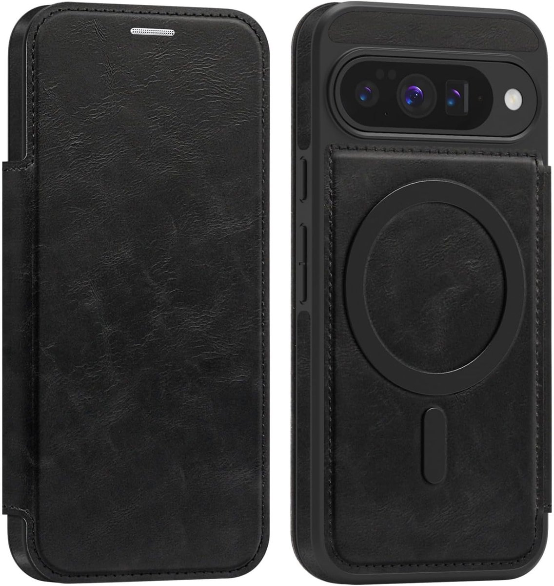 Voor Google Pixel 10/10 Pro Flip Case PU lederen portemonnee hoesje