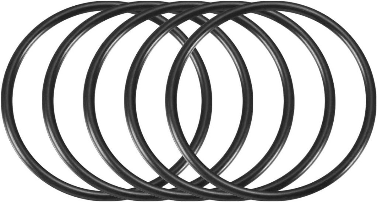 62mm x 55mm x 3.5mm Rubber Afdichting Olie Filter O Ringen Pakkingen 5 Stks