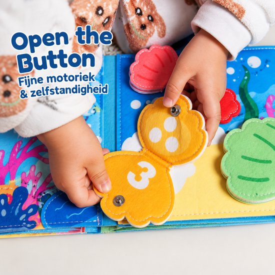 Busy Board Boek - Montessori Speelgoedboek 2 jaar 3 jaar- Activiteitenboek Boerderij en Dieren - Sensorisch Speelgoed 2 jaar - Montessori Speelgoed Meisjes 18 maanden tot 3 jaar Jongens -Sinterklaas cadeautjes - Kinderspeelgoed voor Onderweg van Merkloos — afbeelding 4