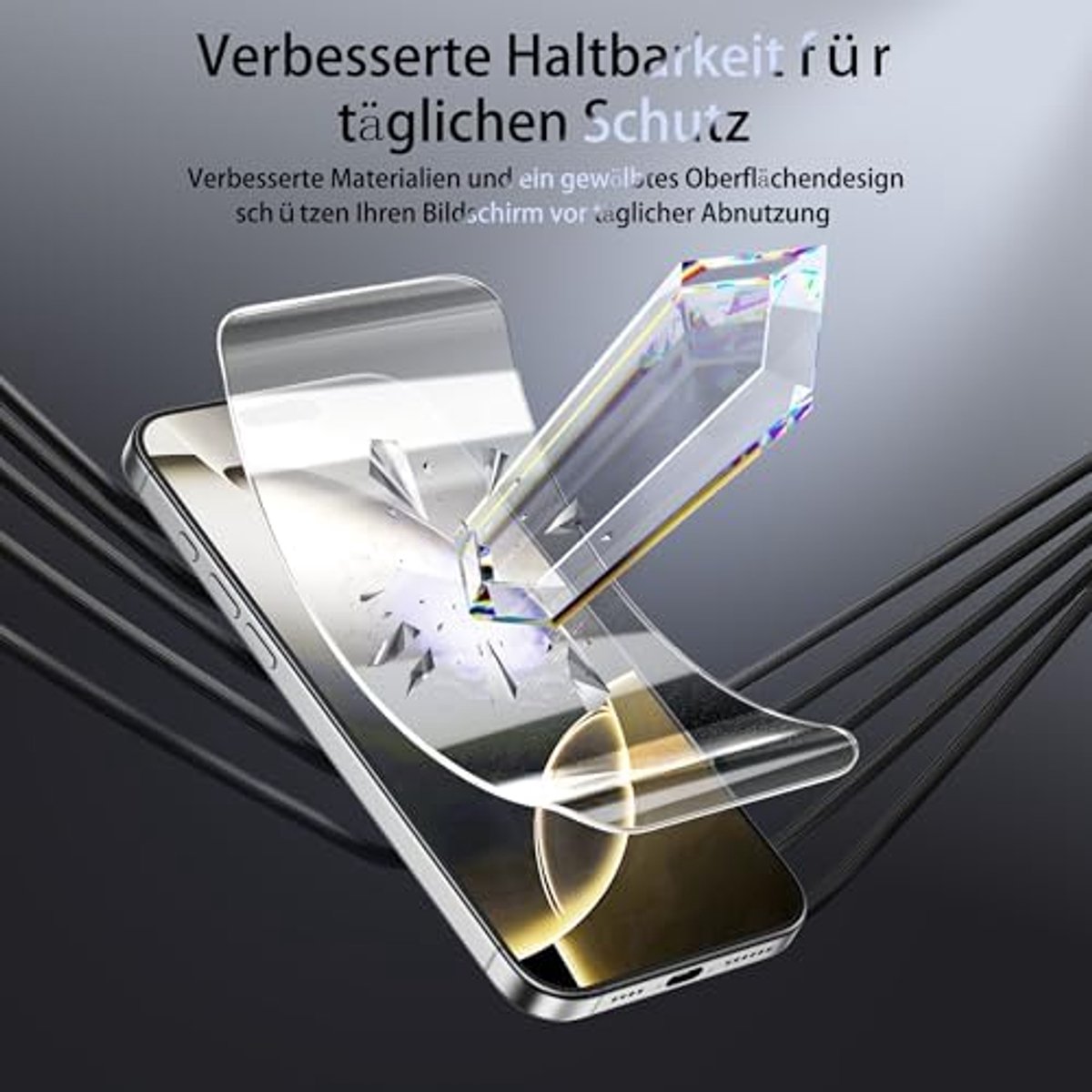 3 stuks voor iPhone 12/ 12PRO,TPU displaybeschermfolie Films, ontspiegeld, mat, anti-vingerafdruk, anti-verblinding (niet-glas)